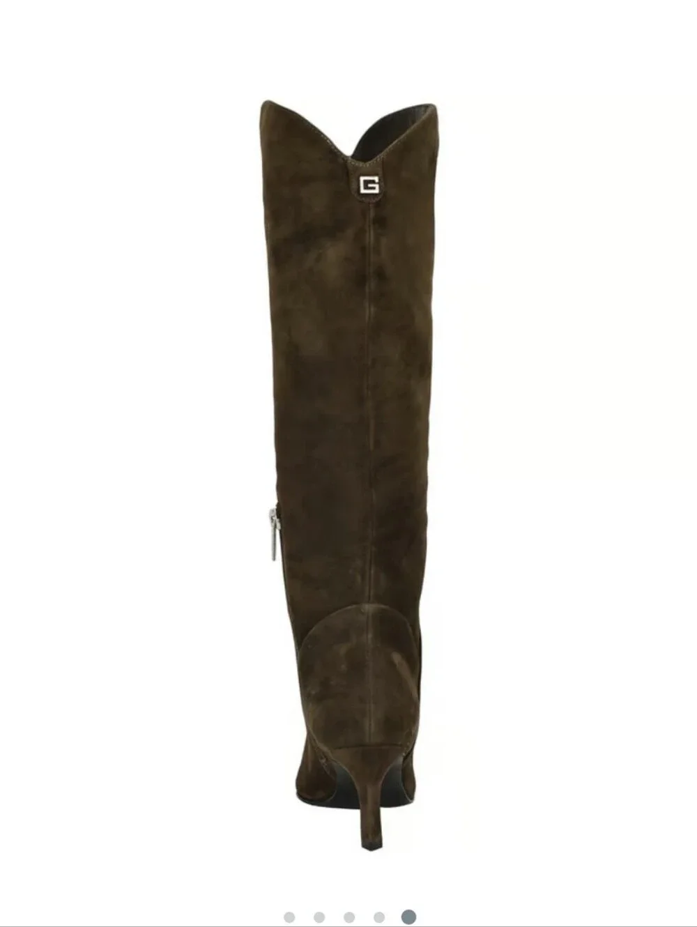Women's Tall Suede Knee-High Boots in Dark Brown